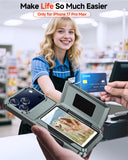 LeYi for iPhone 17 Pro Max Cases Clear Wallet Credit Card Holder Cover Women i Phone 17pro Promax Funda para iPhone17 Maxcase Military Grade Drop Proof Men Hard Estuche iohone 17promax