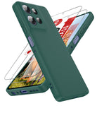 LeYi for Samsung Galaxy A17 5G Phone Case: Samsung A17 5G Case with 2Pcs Tempered Glass Screen Protector, Slim Soft Full-Body Shockproof Protective Case for Galaxy A17