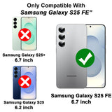 LeYi for Samsung Galaxy S25-FE Case: Compatible with Mag-Safe with Screen Protector, Military-Grade Matte Translucent Soft-Touch Skin Funda para S25FE S 25 FE