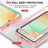 LeYi for Samsung Galaxy S25-FE Case: 2 Packs Screen Protector, Samsung Galaxy S25 FE Phone Case Camera Cover, Military-Grade S25FE Protection