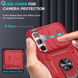 LeYi for Samsung Galaxy S25-FE Case: 2 Packs Screen Protector, Samsung Galaxy S25 FE Phone Case Camera Cover, Military-Grade S25FE Protection