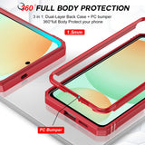 LeYi for Samsung Galaxy S25-FE Case: 2 Packs Screen Protector, Samsung Galaxy S25 FE Phone Case Camera Cover, Military-Grade S25FE Protection