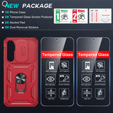 LeYi for Samsung Galaxy S25-FE Case: 2 Packs Screen Protector, Samsung Galaxy S25 FE Phone Case Camera Cover, Military-Grade S25FE Protection