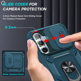 LeYi for Samsung Galaxy S25-FE Case: 2 Packs Screen Protector, Samsung Galaxy S25 FE Phone Case Camera Cover, Military-Grade S25FE Protection