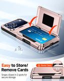 LeYi for iPhone 17 Pro Max Cases Clear Wallet Credit Card Holder Cover Women i Phone 17pro Promax Funda para iPhone17 Maxcase Military Grade Drop Proof Men Hard Estuche iohone 17promax