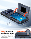 LeYi for iPhone 17 Pro Max Cases Clear Wallet Credit Card Holder Cover Women i Phone 17pro Promax Funda para iPhone17 Maxcase Military Grade Drop Proof Men Hard Estuche iohone 17promax