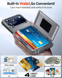 LeYi for iPhone 17 Pro Max Cases Clear Wallet Credit Card Holder Cover Women i Phone 17pro Promax Funda para iPhone17 Maxcase Military Grade Drop Proof Men Hard Estuche iohone 17promax