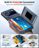 LeYi for iPhone 17 Pro Max Cases Clear Wallet Credit Card Holder Cover Women i Phone 17pro Promax Funda para iPhone17 Maxcase Military Grade Drop Proof Men Hard Estuche iohone 17promax