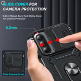 LeYi for Samsung Galaxy A26 5G Phone Case: 2 X Screen Protector, Military-Grade, Magnetic Stand & Slide Camera Cover