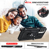 LeYi for Samsung Galaxy A26 5G Phone Case: 2 X Screen Protector, Military-Grade, Magnetic Stand & Slide Camera Cover