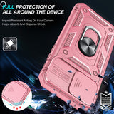 LeYi iPhone SE 3rd/ 2nd Generation Case: 7/8/ SE 2022 2020 Phone Cover with Slide Camera Cover+ 2pcs Tempered Glass Screen Protector, Full Body Case with Kickstand for SE