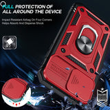 LeYi iPhone SE 3rd/ 2nd Generation Case: 7/8/ SE 2022 2020 Phone Cover with Slide Camera Cover+ 2pcs Tempered Glass Screen Protector, Full Body Case with Kickstand for SE