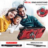 LeYi iPhone SE 3rd/ 2nd Generation Case: 7/8/ SE 2022 2020 Phone Cover with Slide Camera Cover+ 2pcs Tempered Glass Screen Protector, Full Body Case with Kickstand for SE