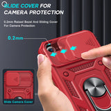 LeYi iPhone SE 3rd/ 2nd Generation Case: 7/8/ SE 2022 2020 Phone Cover with Slide Camera Cover+ 2pcs Tempered Glass Screen Protector, Full Body Case with Kickstand for SE