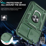 LeYi iPhone SE 3rd/ 2nd Generation Case: 7/8/ SE 2022 2020 Phone Cover with Slide Camera Cover+ 2pcs Tempered Glass Screen Protector, Full Body Case with Kickstand for SE