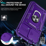 LeYi iPhone SE 3rd/ 2nd Generation Case: 7/8/ SE 2022 2020 Phone Cover with Slide Camera Cover+ 2pcs Tempered Glass Screen Protector, Full Body Case with Kickstand for SE