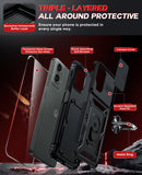 LeYi for Motorola Moto G 5G 2024 Case: with Slide Camera Cover and Screen Protector, Heavy Duty Shockproof Rugged Cell Phone Cover with Magnetic Ring Kickstand Funda para Moto G 2024 Case