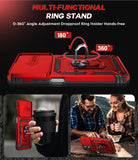 LeYi for Motorola Moto G 5G 2024 Case: with Slide Camera Cover and Screen Protector, Heavy Duty Shockproof Rugged Cell Phone Cover with Magnetic Ring Kickstand Funda para Moto G 2024 Case