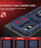 LeYi for Motorola Moto G 5G 2024 Case: with Slide Camera Cover and Screen Protector, Heavy Duty Shockproof Rugged Cell Phone Cover with Magnetic Ring Kickstand Funda para Moto G 2024 Case