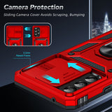 LeYi for Samsung Galaxy A53-5G Phone Case: Samsung A53 Phone Case with Slide Camera Cover + Screen Protector, Military-Grade Heavy Duty Cell Android Cover Magnetic Ring Holder Stand para A 53