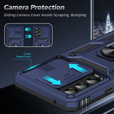 LeYi for Samsung Galaxy A53-5G Phone Case: Samsung A53 Phone Case with Slide Camera Cover + Screen Protector, Military-Grade Heavy Duty Cell Android Cover Magnetic Ring Holder Stand para A 53