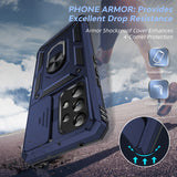 LeYi for Samsung Galaxy A53-5G Phone Case: Samsung A53 Phone Case with Slide Camera Cover + Screen Protector, Military-Grade Heavy Duty Cell Android Cover Magnetic Ring Holder Stand para A 53