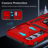 LeYi for Galaxy A54-5G Phone Case: Samsung A54 5G Case with Slide Camera Cover + Glass Screen Protector, Heavy Duty Protective Magnetic Ring Holder Stand Cell Mobile Case Cover A 54 Unlocked