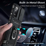 LeYi for Samsung Galaxy S20-FE Case:NOT Fit S20, Galaxy S20 FE 5G Case with Camera Cover+Glass Screen Protector, Heavy Duty Rugged Cell Android Cover Funda para Ring Stand S20FE Phone