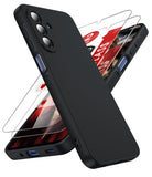 LeYi for Samsung Galaxy A17 5G Phone Case: Samsung A17 5G Case with 2Pcs Tempered Glass Screen Protector, Slim Soft Full-Body Shockproof Protective Case for Galaxy A17