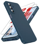 LeYi for Samsung Galaxy A17 5G Phone Case: Samsung A17 5G Case with 2Pcs Tempered Glass Screen Protector, Slim Soft Full-Body Shockproof Protective Case for Galaxy A17