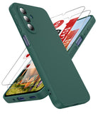 LeYi for Samsung Galaxy A17 5G Phone Case: Samsung A17 5G Case with 2Pcs Tempered Glass Screen Protector, Slim Soft Full-Body Shockproof Protective Case for Galaxy A17