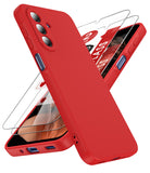 LeYi for Samsung Galaxy A17 5G Phone Case: Samsung A17 5G Case with 2Pcs Tempered Glass Screen Protector, Slim Soft Full-Body Shockproof Protective Case for Galaxy A17