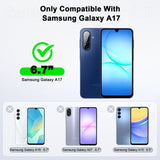 LeYi for Samsung Galaxy A17 5G Phone Case: Samsung A17 5G Case with 2Pcs Tempered Glass Screen Protector, Slim Soft Full-Body Shockproof Protective Case for Galaxy A17
