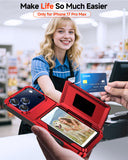 LeYi for iPhone 17 Pro Max Cases Clear Wallet Credit Card Holder Cover Women i Phone 17pro Promax Funda para iPhone17 Maxcase Military Grade Drop Proof Men Hard Estuche iohone 17promax