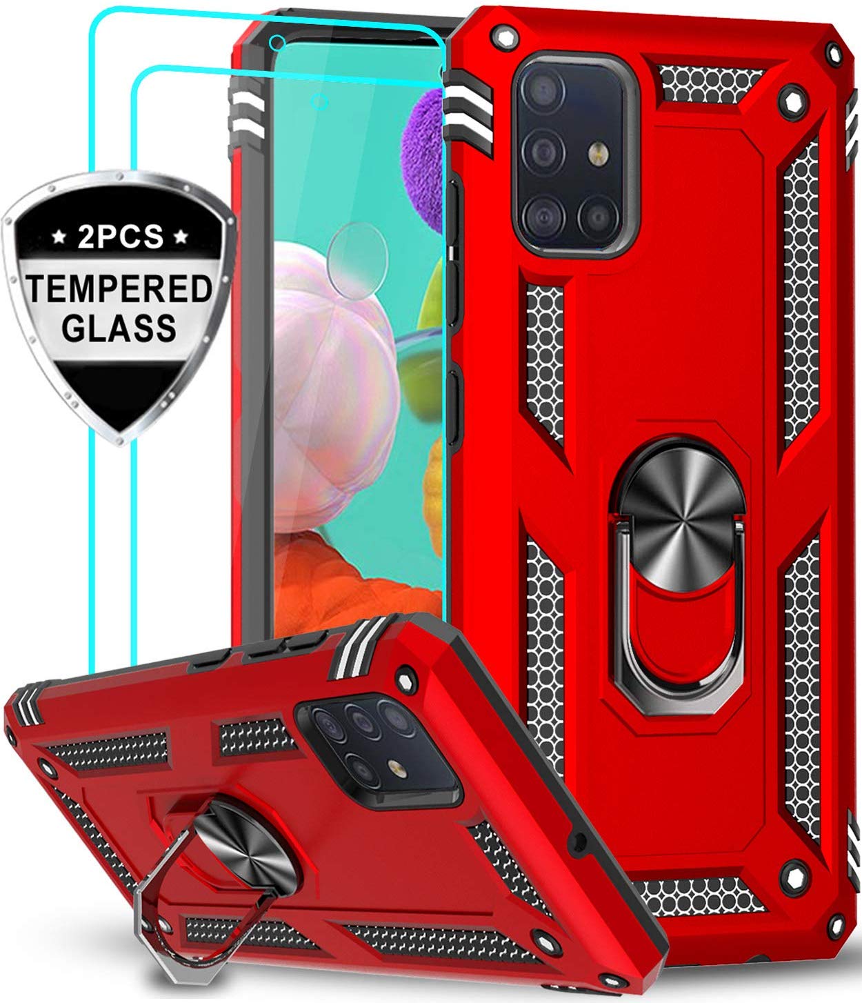 #color_GalaxyA51Case Red