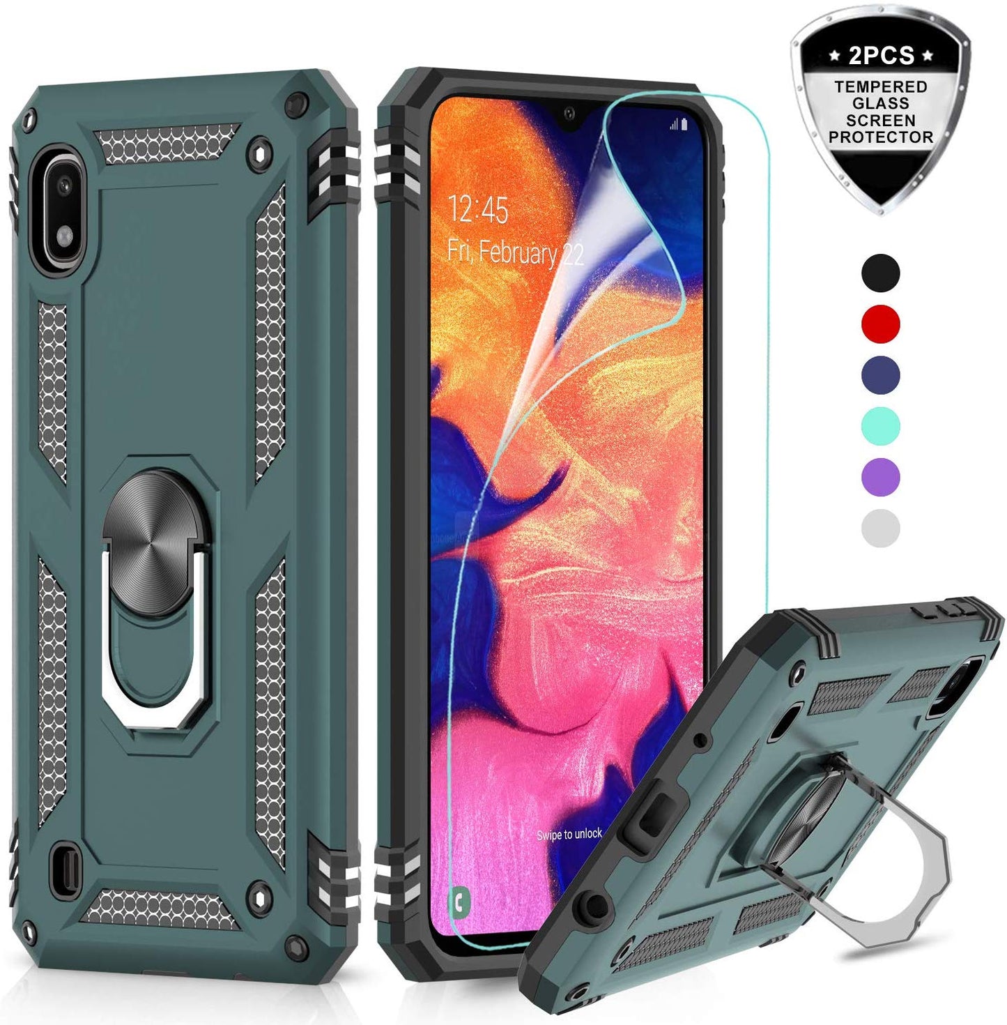 #color_GalaxyA10eCases Green