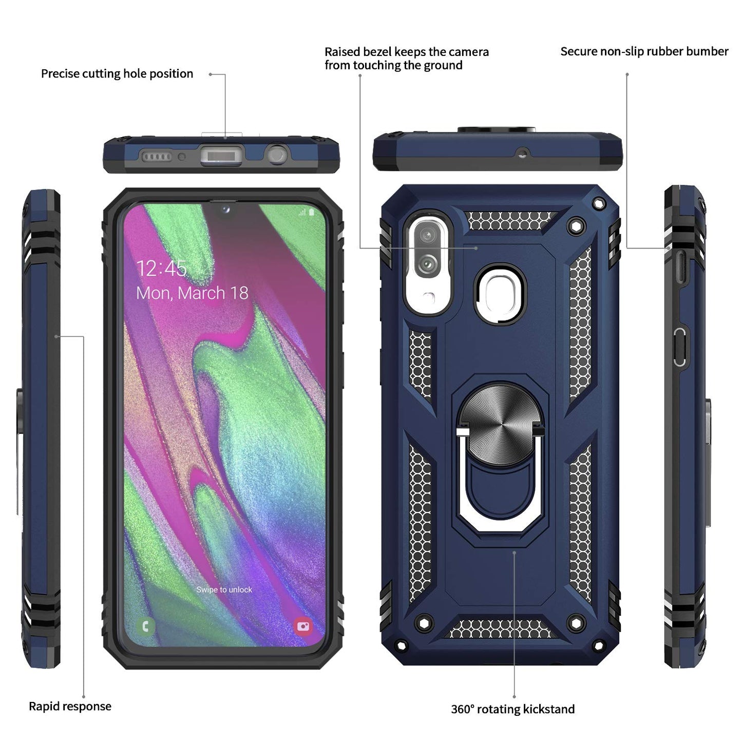 #color_GalaxyA40Casejs Blue