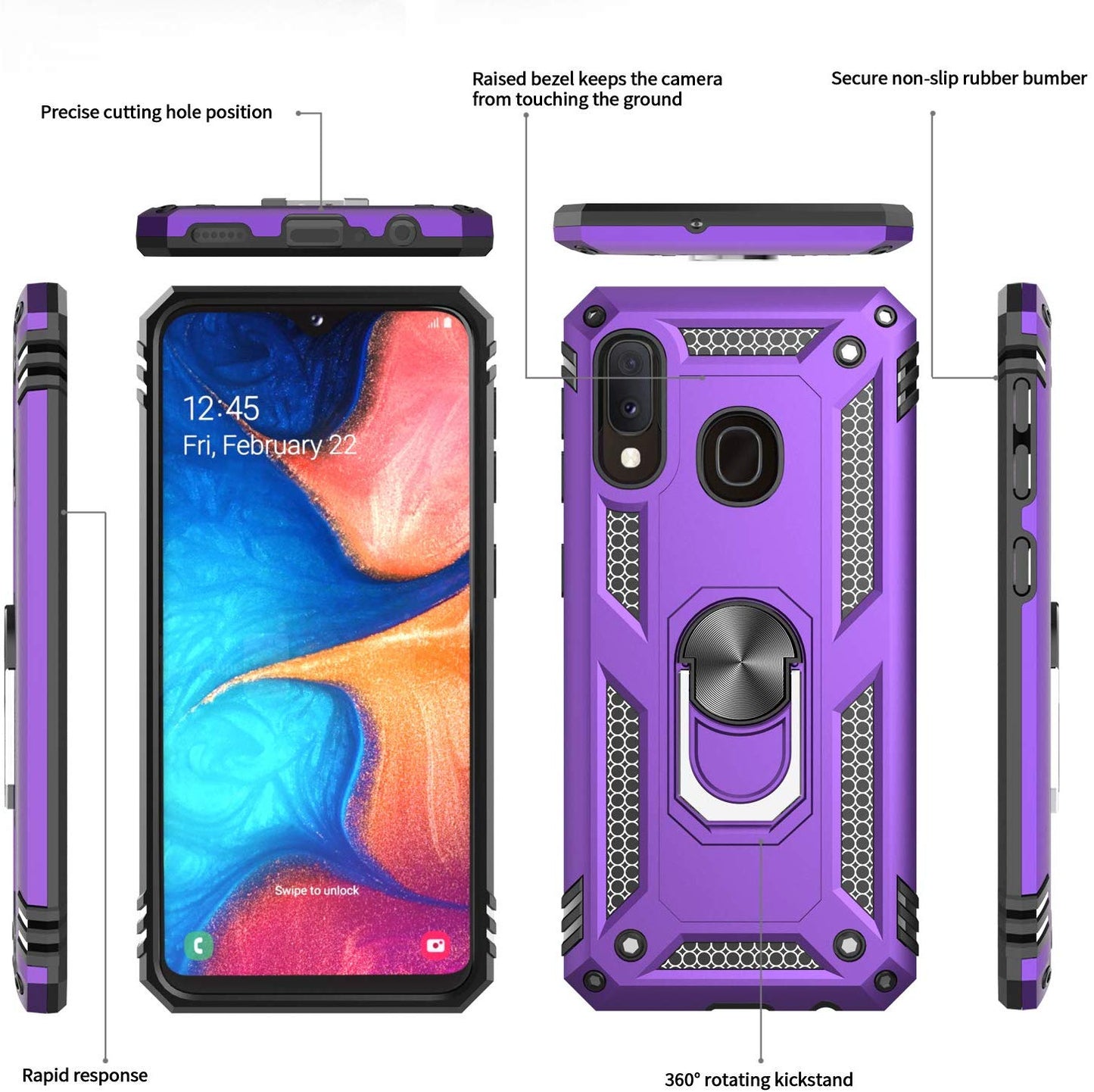 #color_GalaxyA20A30Cases Purple