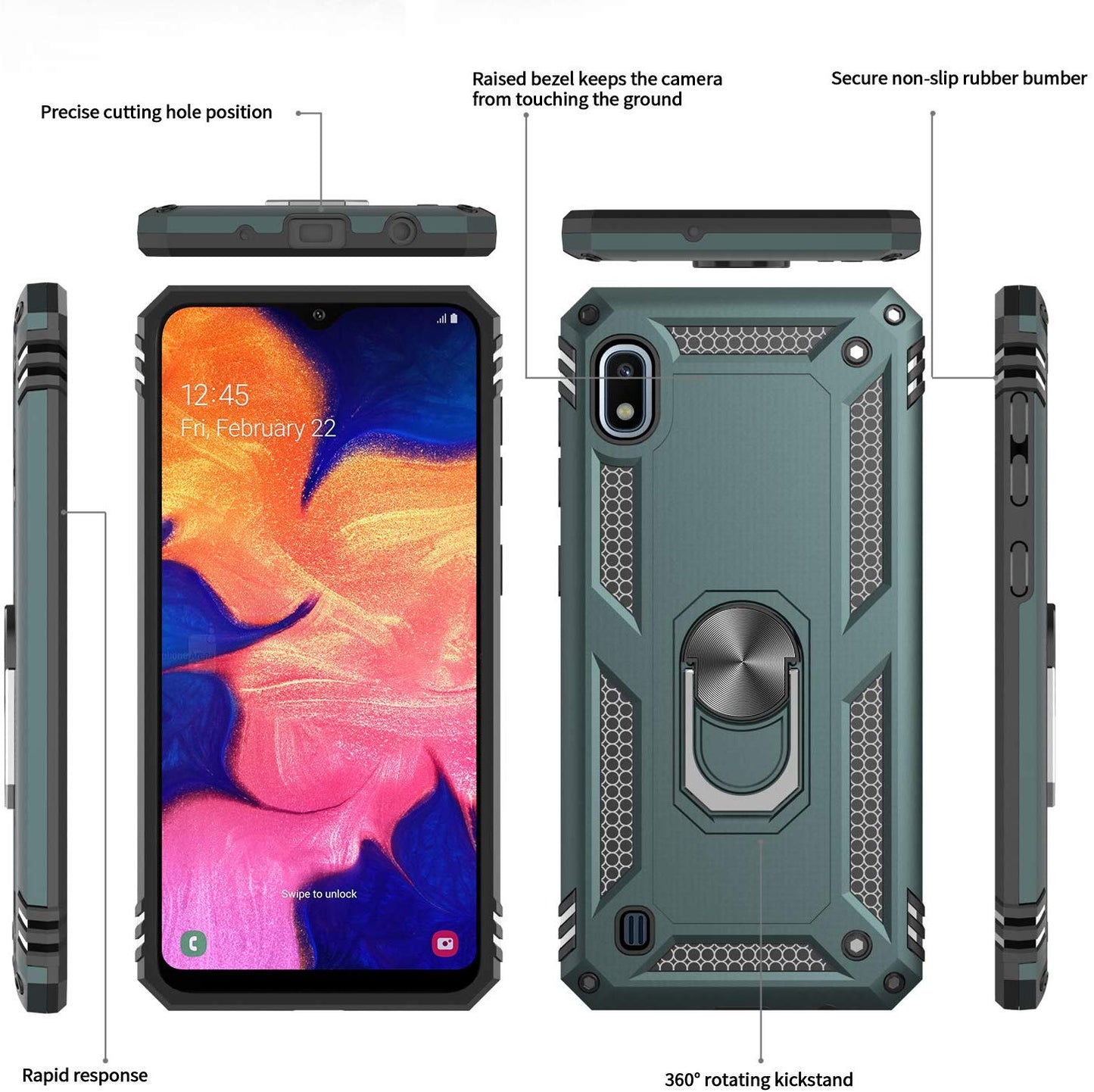 #color_GalaxyA10eCases Green