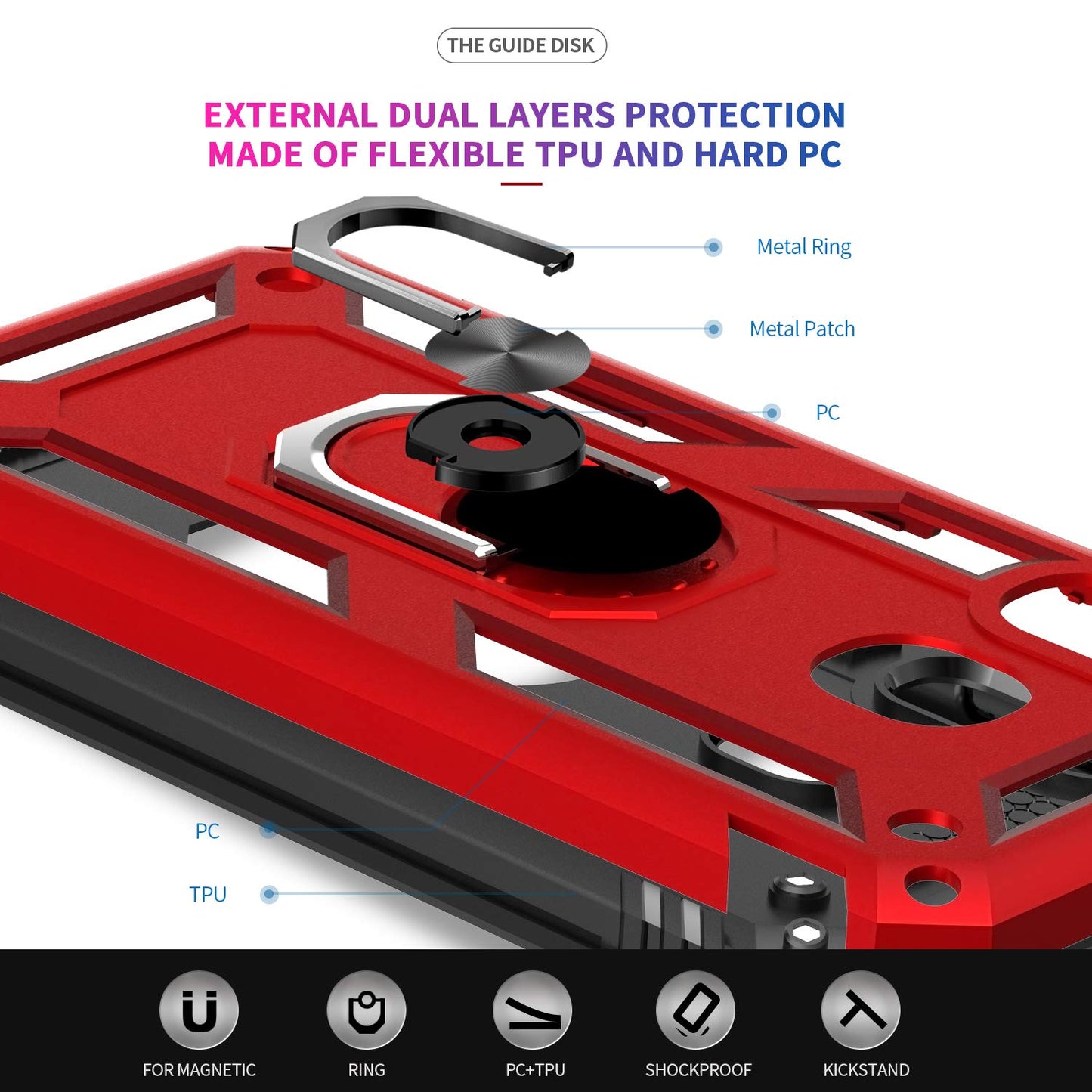 #color_GalaxyA40Casejs Red