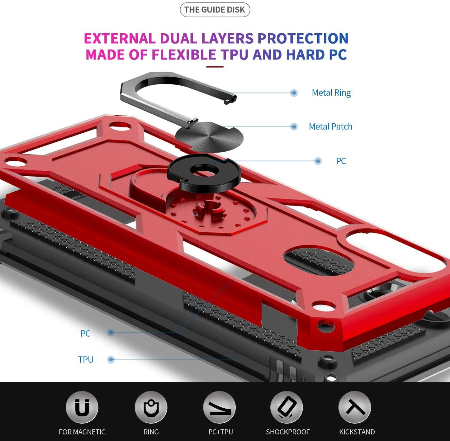 #color_GalaxyA20A30Cases Red