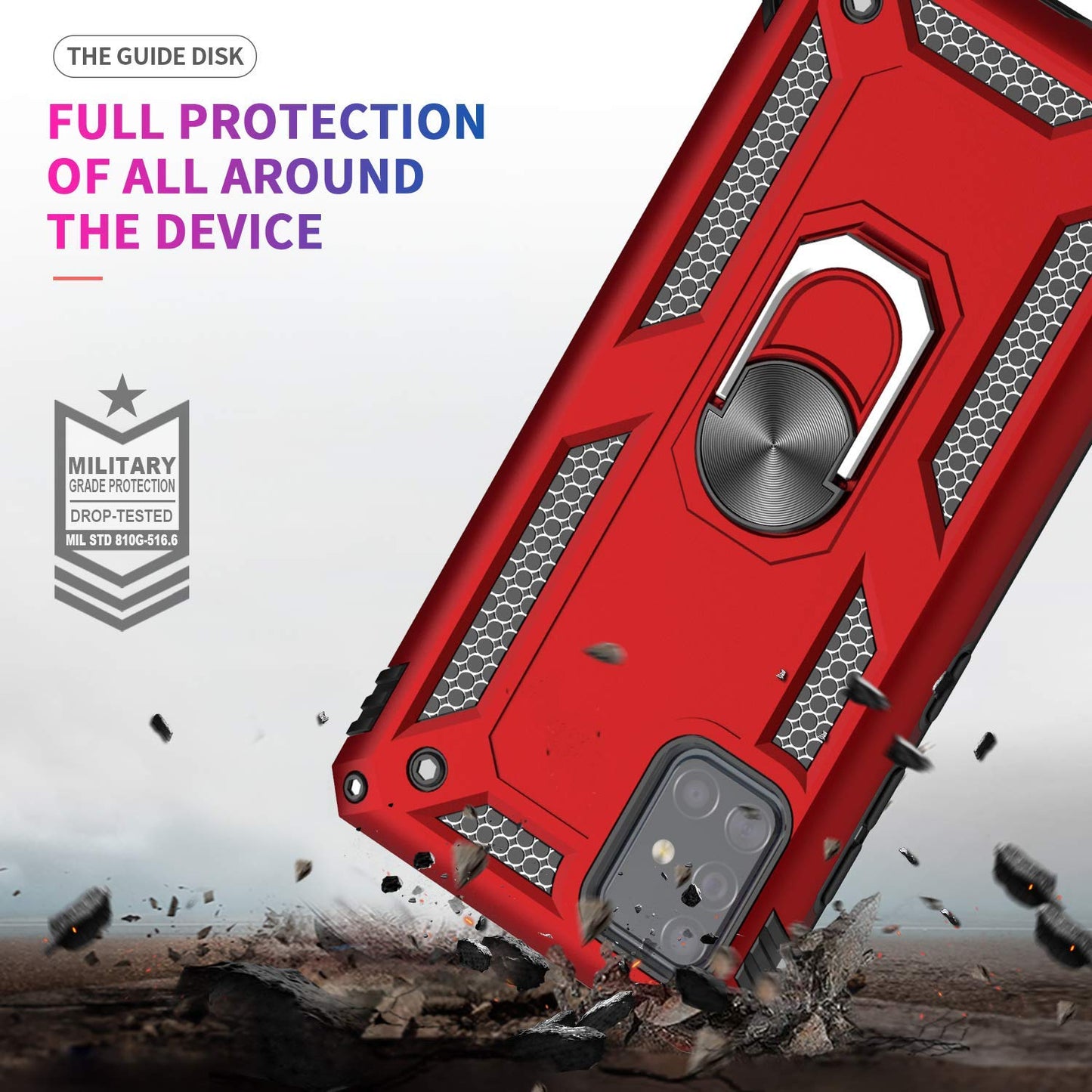 #color_GalaxyA51Case Red