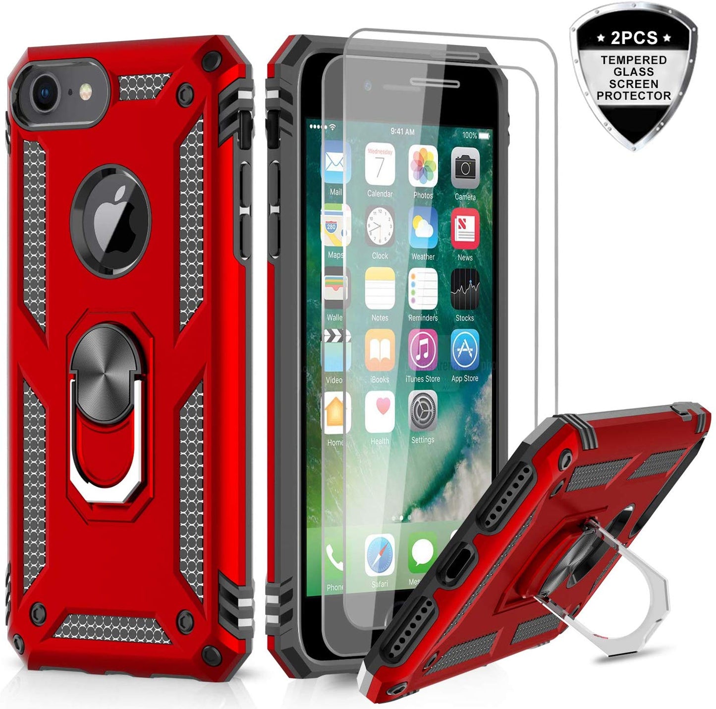 #color_iPhone678Case Red