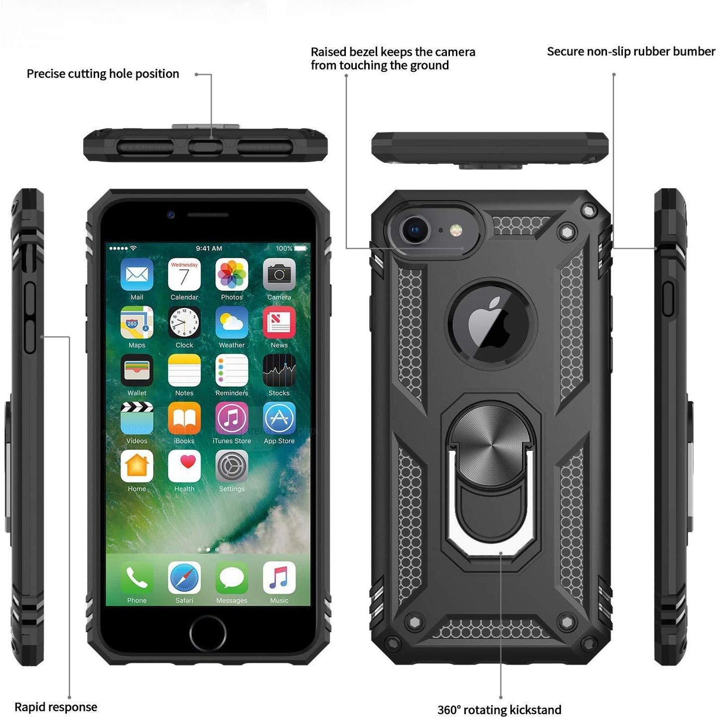 #color_iPhone678Case Black