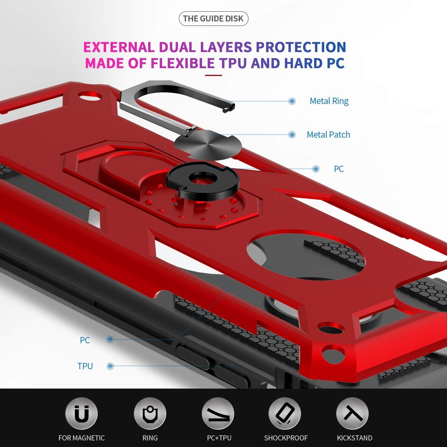 #color_iPhone678Case Red