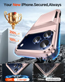 LeYi for iPhone 17 Pro Max Cases Clear Wallet Credit Card Holder Cover Women i Phone 17pro Promax Funda para iPhone17 Maxcase Military Grade Drop Proof Men Hard Estuche iohone 17promax