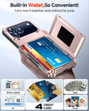 LeYi for iPhone 17 Pro Max Cases Clear Wallet Credit Card Holder Cover Women i Phone 17pro Promax Funda para iPhone17 Maxcase Military Grade Drop Proof Men Hard Estuche iohone 17promax