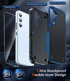 LeYi for Galaxy A54-5G Phone Case: Samsung A54 Case with Screen Protector, Dual Layer Hard PC Back & Soft Bumper Shockproof Mobile Android Cell A54 Samsung Phone Case Cover Funda para A 54