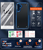 LeYi for Galaxy A54-5G Phone Case: Samsung A54 Case with Screen Protector, Dual Layer Hard PC Back & Soft Bumper Shockproof Mobile Android Cell A54 Samsung Phone Case Cover Funda para A 54