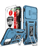 LeYi for Galaxy A16/A17-5G Phone Case: Galaxy A16/A17 5G Screen Protector [2 Packs] with Camera Cover, Military-Grade Heavy Duty Protection Cell Android Basic Funda para Samsung Galaxy A 17 5G Phone